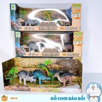 HỘP ĐỒ CHƠI KHỦNG LONG,ĐỒ CHƠI KHỦNG LONG CỔ DÀI VẶN VÍT DI CHUYỂN BÉ BẢO BỐI 333-11