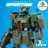 Hộp đồ chơi lắp ráp Gundam, mẫu HG GM Spartan, kèm hộp, Tặng kèm BASE và Decal Nước (phụ kiện Hoàng Long)