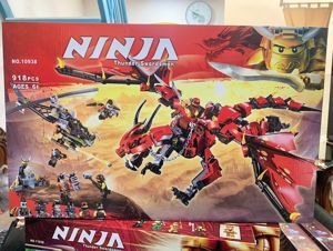 Hộp đồ chơi lắp ráp ninja rồng first bourne 10938