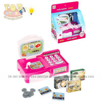 Hộp Đồ Chơi máy tính tiền siêu thị dùng pin Cash register LS820A65