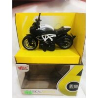 hộp đồ chơi xe moto sắt. chạy cót.có đèn