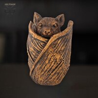 Hộp Dơi Gothic VÀNG, Hộp Bảo Quản, Quà Tặng Gothic, Hộp Bảo Quản Trang Sức Dơi, Trang Trí Nhà Cửa Hộp Trang Sức Bát VN