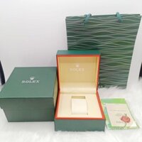 Hộp Đồng Hồ Rolex Da Đầy Đủ Túi Sách Phụ Kiện Đi Kèm
