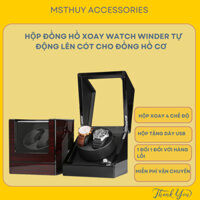 Hộp đồng hồ xoay Watch Winder tự động lên cót cho đồng hồ cơ