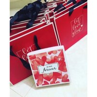 HỘP ĐỰNG 10 SET  SOCOLA 8,9,12 VIÊN (set hộp + túi )