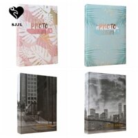 Hộp Đựng Album Ảnh SJJL, Nhiều Màu Sắc 100 Trang Chèn Album Ảnh, Retro Dung Tích Lớn 4x6 Hộp Bảo Quản Hình Ảnh Sáng Tạo Trang Trí Nhà Cửa
