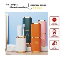 Hộp đựng bàn chải đánh răng Mudu du lịch - đựng đồ đa chức năng tiện dụng bằng nhựa - Cốc đựng nước súc miệng tiện dụng