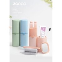 ﹍Hộp đựng bàn chải du lịch Ecoco lúa mạch 6 món tiện lợi 1403