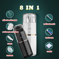 Hộp Đựng Bàn Chải, Kem Đánh Răng, bàn chải, lược, vòi xịt xà bông và khăn tắm CAO CẤP - ETRAVEL KIT BLUE DEER