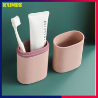 Hộp Đựng Bàn Chải, Kem Đánh Răng, Lược, Khăn Mặt KUNBE, Hộp Đựng Đồ Mang Đi Du Lịch Tiện Lợi Nhiều Màu Sắc - Hồng