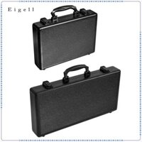 Hộp đựng bằng nhôm Thùng trưng bày Hình chữ nhật EVA lót cặp công cụ màu đen