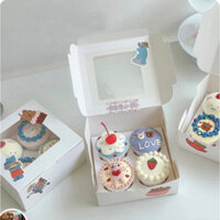 Hộp đựng bánh Cupcake( set 10 hộp)