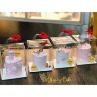 Hộp đựng bánh gato mini đáy 15 cao 18cm (5c)