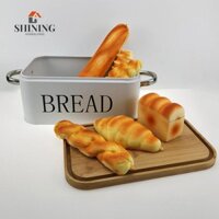 Hộp Đựng Bánh Mì Bằng Kim Loại Phong Cách Retro Cho Nhà Bếp
