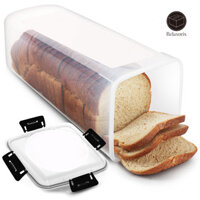 Hộp đựng bánh mì Relaxorox Bảo quản Hộp kín khí cấp thực phẩm BPA Free Dung tích lớn Bánh mì nướng lát bánh mì Sandwich Hộp đựng bánh mì có nắp chống bụi