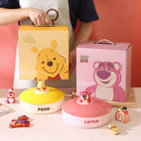 Hộp đựng bánh mứt hình Gấu Dâu