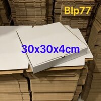 Hộp đựng bánh pizza size 30x30x4cm BỘ 20 HỘP CARTON