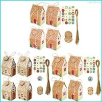 Hộp đựng bánh quy Giáng sinh CBY Hộp điều trị để ủng hộ bữa tiệc Giáng sinh
