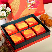 Hộp Đựng Bánh Trung Thu 4 Bánh 6 Bánh 2024 Màu Đỏ Lân (150-250gr) Nhiều Mẫu Mới Siêu Hot - HQ27