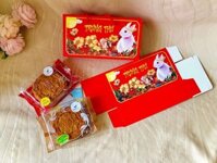 Hộp Đựng Bánh Trung Thu Hộp đựng 2 cái VIETTIN MART - hộp T.Ngọc 2 bánh