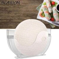 Hộp đựng bao bì giấy gạo ALARION, Hộp bọc cuộn lò xo bán nguyệt trong suốt, Hộp đựng bánh ngọt bằng nhựa ổn định sáng tạo Nhà hàng