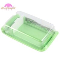 Hộp đựng bơ Máy chủ phô mai Niêm phong Khay đựng đồ có nắp Bộ đồ ăn nhà bếp để cắt hộp bơ thực phẩm, C