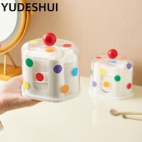 Hộp đựng bông mỹ phẩm YudhUI, Hộp đựng Qtip dung lượng lớn cao cấp, Hộp đựng đồ trang điểm bằng nhựa Phòng tắm