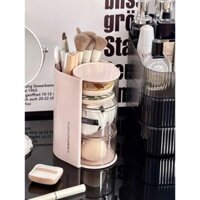 Hộp Đựng Bông Phấn, Bông Mút Trang Điểm Chống Bụi Bẩn Để Bàn Tiện Lợi  [MTS90]