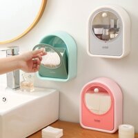 Hộp Đựng Bông Tẩy Trang Bằng Cotton Gắn Tường Tiện Dụng