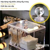Hộp đựng bông tẩy trang MEKA cao cấp