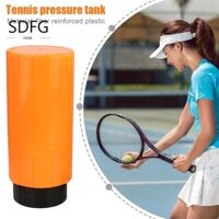 Hộp đựng bóng Tennis SDFG Phụ kiện thể thao tươi mát Bình lưu trữ Áp lực duy trì nảy Công cụ sửa chữa quần vợt màu cam
