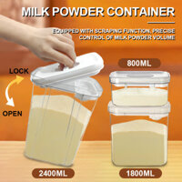 Hộp đựng bột sữa Anne có dụng cụ cạo không khí Hộp đựng sữa kín chân không chống ẩm