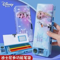 Hộp Đựng Bút Chì Công Chúa Frozen Elsa Văn Phòng Phẩm Hộp Bé Gái Học Sinh Tiểu Học Một Đa Năng Dễ Thương Văn Phòng Phẩm Hộp Đựng Bút Chì