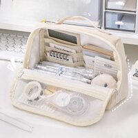 Hộp đựng bút chì dung lượng lớn 9 lớp Vải đẹp Hộp đựng văn phòng phẩm đa chức năng Đồ dùng học tập