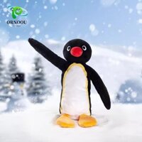 Hộp đựng bút chì hình chim cánh cụt ORNOOU, Túi đựng mỹ phẩm Búp bê sang trọng Pingu Túi bút chì, Dây kéo trang điểm sáng tạo Búp bê nhồi bông Pingu Đồ chơi sang trọng Quà tặng Văn phòng phẩm