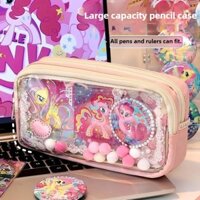 Hộp đựng bút chì Hộp đựng bút chì My Little Pony Dung tích lớn Hộp đựng văn phòng phẩm Hộp đựng bút chì