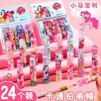 Hộp đựng bút chì My Little Pony cho bé gái học sinh tiểu học, hộp đựng bút chì trong suốt dễ thương, hộp đựng bút chì hoạt hình cho trẻ em