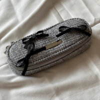 Hộp đựng bút chì nơ ngọt ngào Hộp đựng bút chì Chanel Túi đựng văn phòng phẩm sinh viên