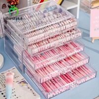 Hộp đựng bút chì THIRSTYAA Acrylic đa chức năng Văn phòng tại nhà