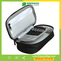 Hộp Đựng Bút Đa Năng Grepaco Bằng Vải Bố Canvas Tote Đẹp Nhiều Ngăn Dạng Túi Đựng Dụng Cụ Đồ Dùng Học Tập Học Sinh, Sinh Viên, Đồ Cá Nhân Văn Phòng Kiểu Cute Chống Xước, Chống Nước  Hàng Chính Hãng - ĐEN