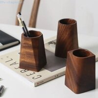 Hộp đựng bút gỗ óc chó VINTAGEVAULT, Hộp bút chì lưu trữ tối giản cổ điển, Hộp đựng bàn đa chức năng di động dung tích lớn hiện đại Nồi nhà bếp