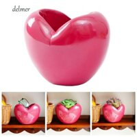 Hộp đựng bút hình trái tim DELMER, Hộp đựng bút chì hình trái tim đáng yêu màu đỏ hồng, Hộp đựng bút sáng tạo dung tích lớn 3D thời trang Trang trí nhà cửa