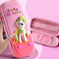 Hộp Đựng Bút Họa Tiết In Nổi 3D Hình Sinh Động, Chống Thấm Nước BEE GEE 7006 - quái thú