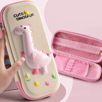 Hộp Đựng Bút Họa Tiết In Nổi 3D Hình Sinh Động, Chống Thấm Nước BEE GEE 7006 - rồng vàng