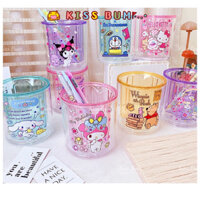 Hộp đựng bút viết xoay 360 độ Hello Kitty - Doremon