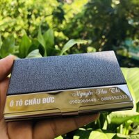 Hộp đựng card visit cao cấp khắc tên theo yêu cầu Mã Số HC05 đủ màu