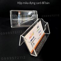 Hộp đựng card visit mika dày 2mm.để bàn làm việc