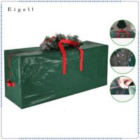Hộp đựng cây thông Noel Eigall có tay cầm và dây kéo màu xanh lá cây