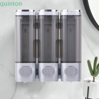 Hộp đựng chất lỏng xà phòng QUINTON, Hộp Gel tắm cửa sổ có thể nhìn thấy 1 / 2 / 3 đầu, Hộp đựng nước rửa tay treo tường đóng chai không cần đục lỗ đơn giản Nhà bếp