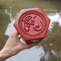 Hộp đựng chè gỗ hương hình chữ phúc